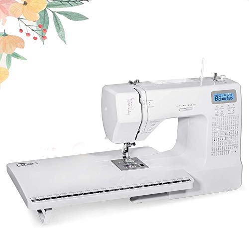 Uten Máquina de Coser Computarizada Portatil Electrica Profesional con 200 Puntadas de Costura 8 Ojales,Pantalla Grande Display Multifunción Blanco (Uten 2685A+) Uten Máquina de Coser Computarizada Portatil Electrica Profesional con 200 Puntadas de Costura 8 Ojales,Pantalla Grande Display Multifunción Blanco (Uten 2685A+)