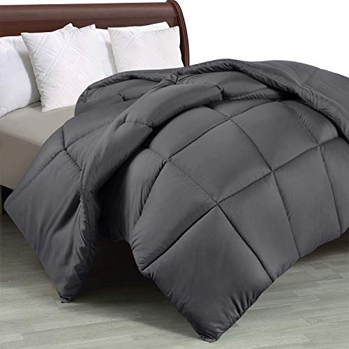 Utopia Bedding Edredón de Fibra 220x240 cm, Fibra Hueca siliconada, 1950 gramo (Gris, Cama 135/150-220 x 240 cm) Utopia Bedding Edredón de Fibra 220x240 cm, Fibra Hueca siliconada, 1950 gramo (Gris, Cama 135/150-220 x 240 cm)