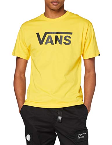 Vans Classic Camiseta, Cromo limón, M para Hombre