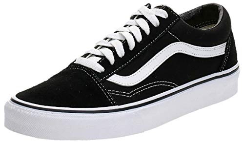 Vans Old Skool, Zapatillas Unisex Adulto, Negro (Black/White), 45