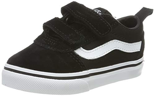 Vans Ward V-Velcro Suede, Zapatillas Unisex niños, Black/White Iju, 22 EU Vans Ward V-Velcro Suede, Zapatillas Unisex niños, Black/White Iju, 22 EU