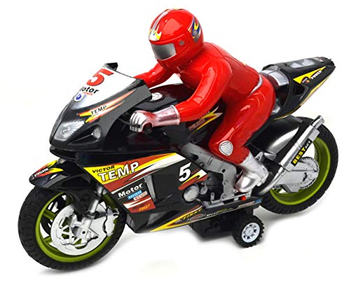 VENTURA TRADING 32 cm Moto de Carreras Accionado por fricción Motocicleta a Escala Moto de Juguete Moto GT Modelo de Motocicleta Bicicleta de Carreras