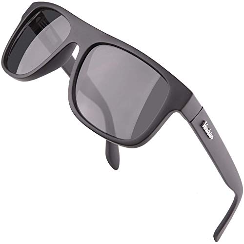 Verdster Islander – Gafas de Sol Clásicas de Espejo Anchas para Hombre & Mujer – Gafas de Sol Anchas a la Moda – Accesorios Incluidos