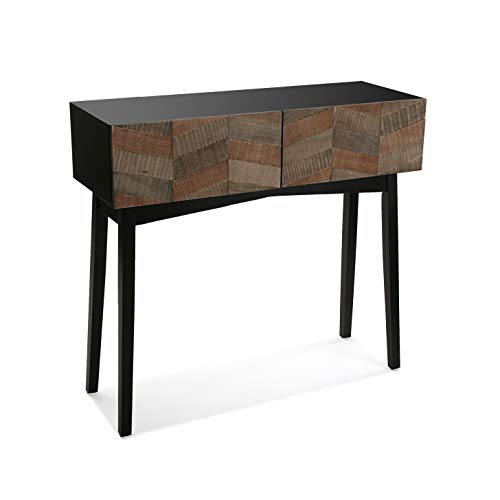 Versa 21080057 Mesa de Entrada Skagen, Madera, Marrón y Negro, 82 x 32 x 90 cm Versa 21080057 Mesa de Entrada Skagen, Madera, Marrón y Negro, 82 x 32 x 90 cm