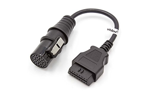 vhbw OBD2 Cable Adaptador On-Conector de diagnóstico a Bordo 30pines OBD1 a 16 Pines OBD2 Compatible con Iveco vehículo, Equipos de diagnóstico 40cm vhbw OBD2 Cable Adaptador On-Conector de diagnóstico a Bordo 30pines OBD1 a 16 Pines OBD2 Compatible con Iveco vehículo, Equipos de diagnóstico 40cm