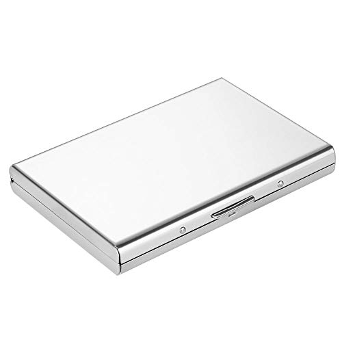 Vicloon Tarjetero para Tarjetas de Crédita/Visita/Monedero, Delgado Portatarjetas Metálico con RFID Bloqueo y 6 Ranuras de PVC, para Hombre y Mujer - Blanco Vicloon Tarjetero para Tarjetas de Crédita/Visita/Monedero, Delgado Portatarjetas Metálico con RFID Bloqueo y 6 Ranuras de PVC, para Hombre y Mujer - Blanco