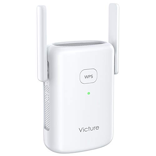 Victure Repetidor WiFi 1200Mbps, 2.4 GHz/ 5Ghz, Amplificador WiFi Extensor, con Puerto Ethernet,Repetidor Inalámbrico con Botón WPS, Fácil de configurar Victure Repetidor WiFi 1200Mbps, 2.4 GHz/ 5Ghz, Amplificador WiFi Extensor, con Puerto Ethernet,Repetidor Inalámbrico con Botón WPS, Fácil de configurar
