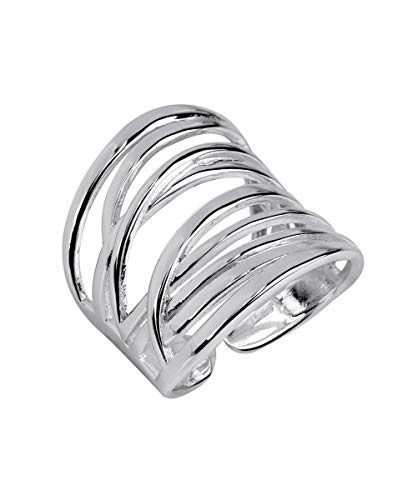 VIDAL & VIDAL Anillo mujer ancho de Plata trenzado VIDAL & VIDAL Anillo mujer ancho de Plata trenzado