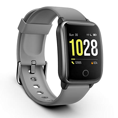 Vigorun Smartwatch Reloj Inteligente Hombre Mujer, Pantalla Táctil Completa Relojes Deportivos, Monitor Ritmo Cardíaco y Sueño, Podómetro, Impermeable Pulsera Actividad Inteligente Android