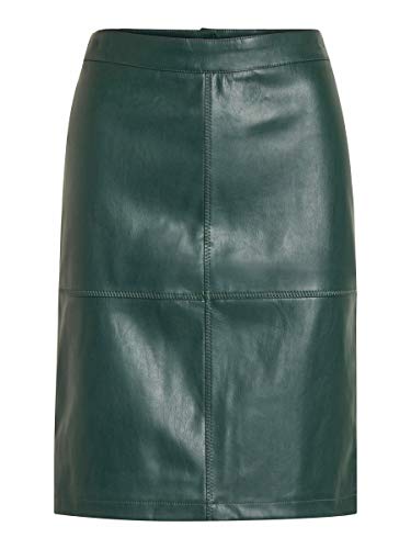 Vila Clothes Vipen New Skirt-Noos Falda, Verde (Pine Grove), 36 (Talla del Fabricante: X-Small) para Mujer