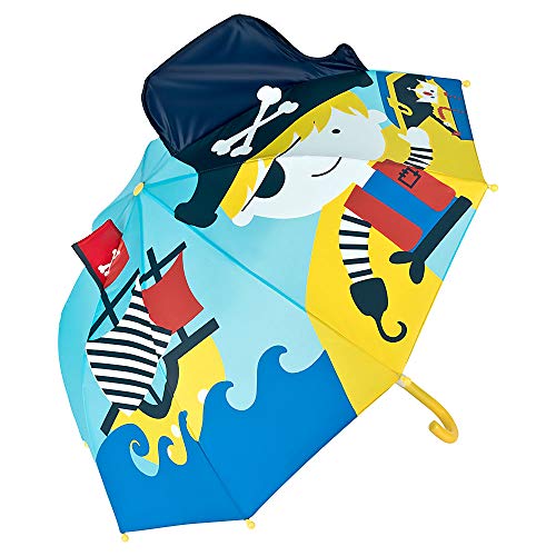 VON LILIENFELD® Paraguas Motivos Infantil Pirata Océano Decoración Niños Niñas hasta 8 años VON LILIENFELD® Paraguas Motivos Infantil Pirata Océano Decoración Niños Niñas hasta 8 años