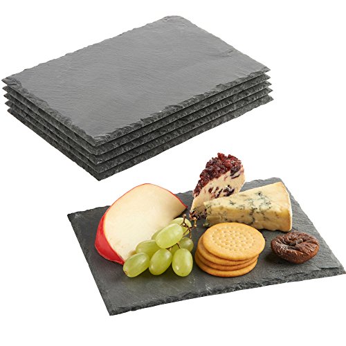 Vonshef - Set de 6 mini bandejitas para queso vonshef para fiestas, cenas y atender invitados Vonshef - Set de 6 mini bandejitas para queso vonshef para fiestas, cenas y atender invitados