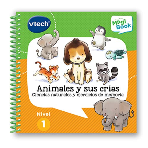 VTech- Animales Y Sus Crías Libro para Magibook, Multicolor, Talla Única (3480-480022)