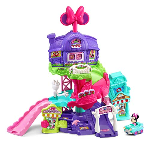 VTech ciudad mágica Mouse, TutTut Bólidos Disney, divertido playset interactivo, incluye un coche de Minnie con la voz original, multitud de elementos para manipular (3480-521822) VTech ciudad mágica Mouse, TutTut Bólidos Disney, divertido playset interactivo, incluye un coche de Minnie con la voz original, multitud de elementos para manipular (3480-521822)