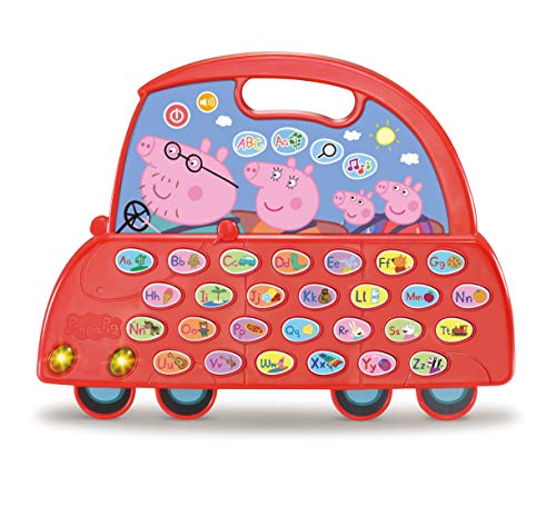 VTech Coche Alfabeto de Peppa Pig, Juguete niños +3 años, aprende el abecedario, descubre Nuevo Vocabulario, más de 200 Sonidos, Frases, Canciones y melodías, Muticolor (3480-530622) VTech Coche Alfabeto de Peppa Pig, Juguete niños +3 años, aprende el abecedario, descubre Nuevo Vocabulario, más de 200 Sonidos, Frases, Canciones y melodías, Muticolor (3480-530622)