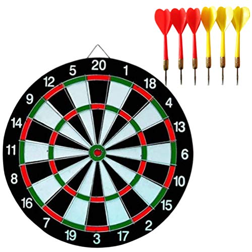 Wakauto Tablero de Dardos Profesional,Tablero de Dardos Electronico,Diana Dardos Clásica Plástico y Metal,Blanco y Negro,Tablero De Dardos para Niños Dart Board para Interior y Exterior Wakauto Tablero de Dardos Profesional,Tablero de Dardos Electronico,Diana Dardos Clásica Plástico y Metal,Blanco y Negro,Tablero De Dardos para Niños Dart Board para Interior y Exterior