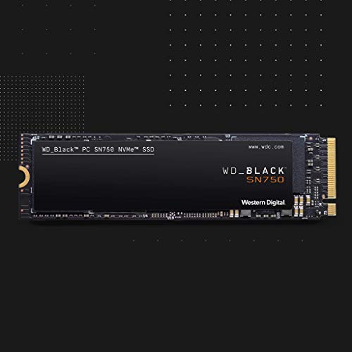 WD Black SN750 SSD interno NVMe para gaming de alto rendimiento, 500 GB