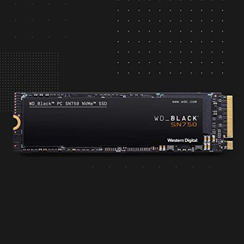 WD Black SN750 SSD interno NVMe para gaming de alto rendimiento, 500 GB WD Black SN750 SSD interno NVMe para gaming de alto rendimiento, 500 GB