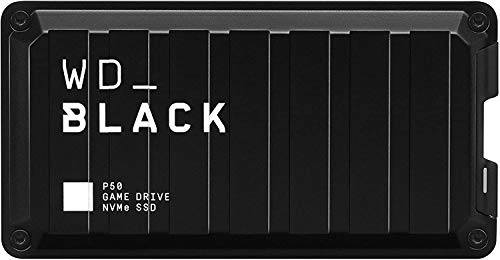 WD_BLACK P50 Game Drive de 2 TB - Velocidades SSD NVMe hasta 2000MB/s - Funciona con PC y consola