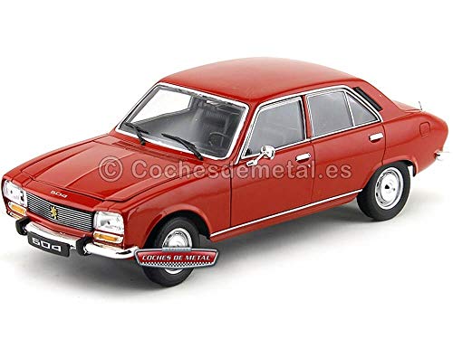 Welly 1975 Peugeot 504 Rojo 1:18 18001