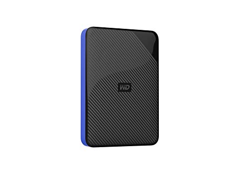 Western Digital Gaming Drive - Disco duro externo portátil para PlayStation 4 de 4 TB, color negro