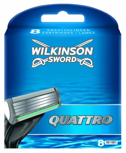 Wilkinson Sword Quattro, 8 Recambios Wilkinson Sword Quattro, 8 Recambios