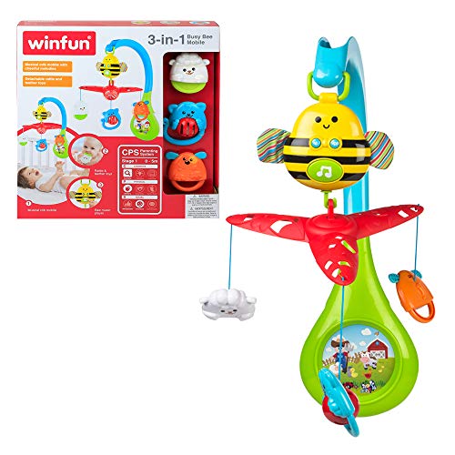 winfun - Móvil para cuna 3 en 1 (44532) winfun - Móvil para cuna 3 en 1 (44532)