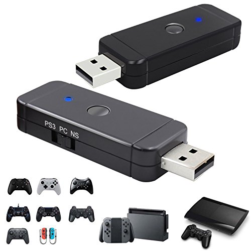 Wireless / Wired USB Game Controller Adapter for Nintendo Switch PS3 PC