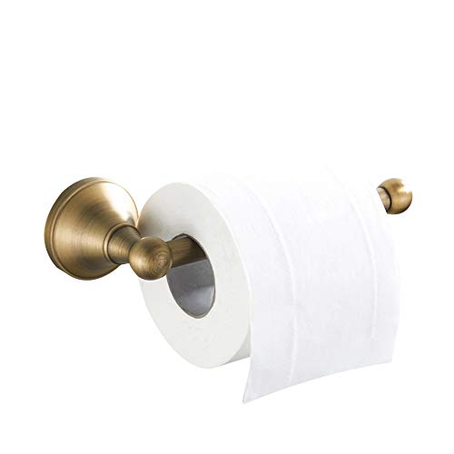 WOMAO Soporte de Papel higiénico Simple, Montaje en Pared Soporte de Papel en Rollo Fácil para el Papel Apague el WC Accesorio Estilo Retro Toda la construcción de latón WOMAO Soporte de Papel higiénico Simple, Montaje en Pared Soporte de Papel en Rollo Fácil para el Papel Apague el WC Accesorio Estilo Retro Toda la construcción de latón