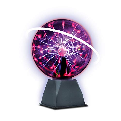 World Brands diámetro 20 cm, Lava Grande, Bola Cristal, lámparas, reacciona al Ritmo de la música y al Sonido, Plasma Ball (80913)
