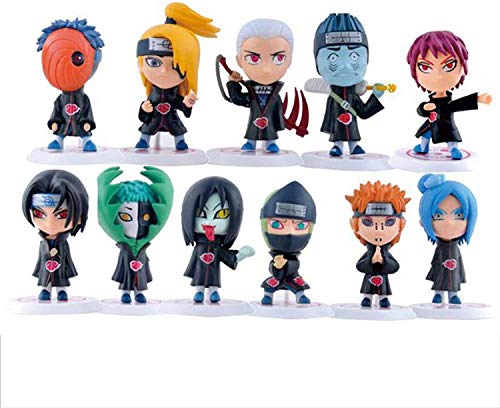 World Collection Lote de Figuras de Naruto Akatsuki,Figuras coleccionables del Universo Naruto shipudden