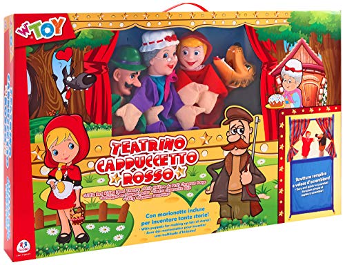 W'TOY- Teatro títeres con 4 Marionetas, 68 x 135 cm (Star 81 37840) W'TOY- Teatro títeres con 4 Marionetas, 68 x 135 cm (Star 81 37840)