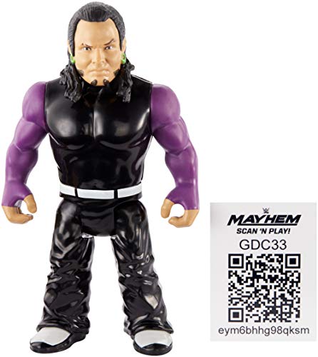 WWE Retro Aplicación Jeff Hardy Figura Serie 8 4.5 " Lucha Libre Mattel Figura