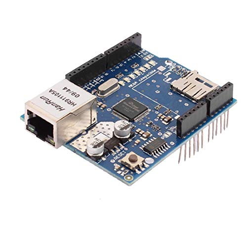 X-DREE Tarjeta de expansión alto rendimiento de red Ethernet esencial W5100 Shield w bien hecho con ranura para tarjeta Micro SD(8f6-63-a0-93c) X-DREE Tarjeta de expansión alto rendimiento de red Ethernet esencial W5100 Shield w bien hecho con ranura para tarjeta Micro SD(8f6-63-a0-93c)