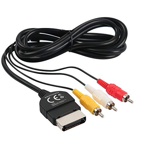 Xbox AV Cable para Microsoft Xbox (2002) TV Conector per Chinch de amathings Xbox AV Cable para Microsoft Xbox (2002) TV Conector per Chinch de amathings