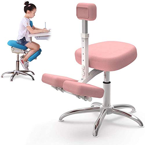 XHCP Silla para arrodillarse de Altura Ajustable, Taburete ergonómico para el hogar y el Estudio de los niños, Silla para arrodillarse Adecuada para niños con una Altura de 1,1 m a 1,55