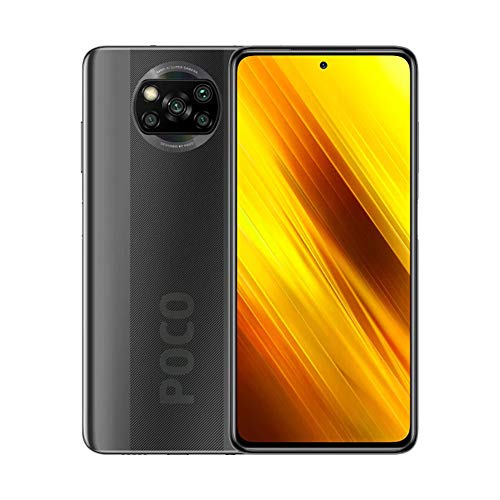 Xiaomi Poco X3 Teléfono 6GB RAM + 64GB ROM, 6.67” LCD Dot Display, Snapdragon 732G Octa-Core Procesado, 20MP Frontal y 64MP+13MP+2MP+2MP AI Quad Rear Camera Versión Global (Gris)