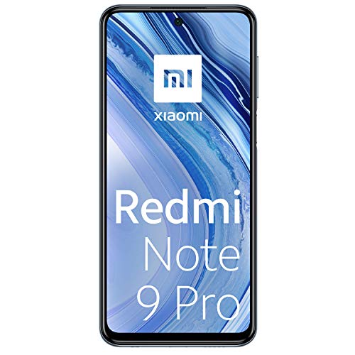 Xiaomi Redmi Note 9 Pro - Smartphone con pantalla FHD+ 6.67" DotDisplay (6 GB+128 GB, cámara cuádruple 64 MP con IA, SnapdragonTM 720G, batería 5020 mAh) Gris [Version Española]