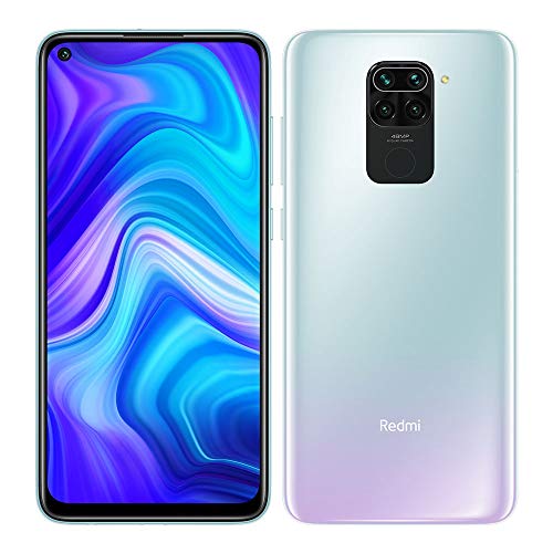 Xiaomi Redmi Note 9 Smartphone 4GB 128GB, 48MP Quad Camera, 6.53”FHD + DotDisplay, 5020 mAh, 3.5mm Headphone Jack NFC, Blanco [European version]