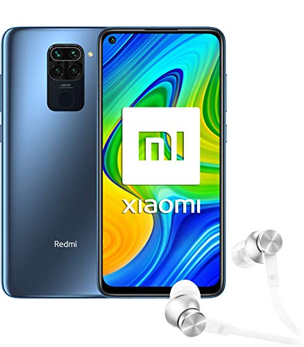 Xiaomi Redmi Note 9 - Smartphone con Pantalla FHD+ de 6.53" DotDisplay (3 GB+64 GB, Cámara cuádruple de 48 MP con IA, MediaTek Helio G85, Batería de 5020 mAh, Gris, Ver Española