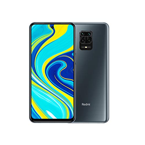 Xiaomi Redmi Note 9S - Smartphone de 6.67" FHD+ (DotDisplay, Snapdragon 720G, 4 GB RAM, 64 GB ROM, cámara cuádruple de 48 MP, bateria de 5020mAh), Interstellar Grey [International Version]