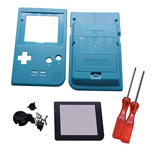 Xingsiyue Reemplazo Lleno Housing Cáscara Cubrir Caso Piezas de Reparación Set w/Lente&Destornillador para Nintendo Gameboy Pocket GBP Consola