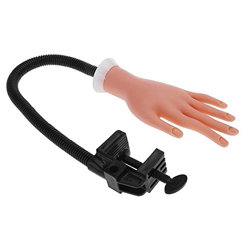 Xrten Mano de Caucho Flexible de Práctica para Estudiando Manicura Uñas y Arte del Clavo Manicura Xrten Mano de Caucho Flexible de Práctica para Estudiando Manicura Uñas y Arte del Clavo Manicura