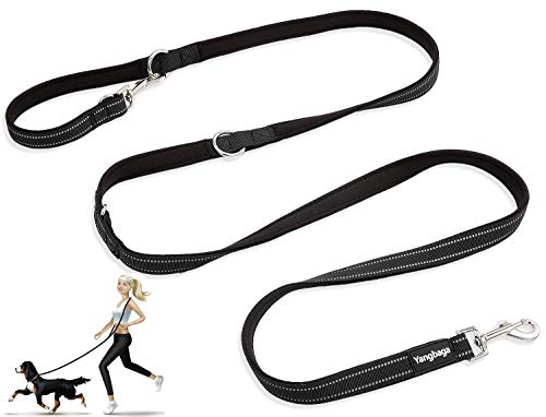 Yangbaga Correa para Perros Multiposición, Correa Perro adiestramiento Nylon Correa Doble, 4 Longitudes para Perro Pequeño Perro Mediano y Perro Grande, Negro(216cm) Yangbaga Correa para Perros Multiposición, Correa Perro adiestramiento Nylon Correa Doble, 4 Longitudes para Perro Pequeño Perro Mediano y Perro Grande, Negro(216cm)