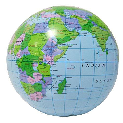 YeahiBaby Globo inflable globo de la tierra Mapa Educativo Playa jugando juguete de la bola YeahiBaby Globo inflable globo de la tierra Mapa Educativo Playa jugando juguete de la bola