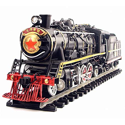 YHYGOO Vintage Retro Modelo Metal Modelo Chino Tren Ferroviario Classic Decoration Colección Artesanías De Hierro Forjado Inicio Adornos De Juguete Nostálgico YHYGOO Vintage Retro Modelo Metal Modelo Chino Tren Ferroviario Classic Decoration Colección Artesanías De Hierro Forjado Inicio Adornos De Juguete Nostálgico