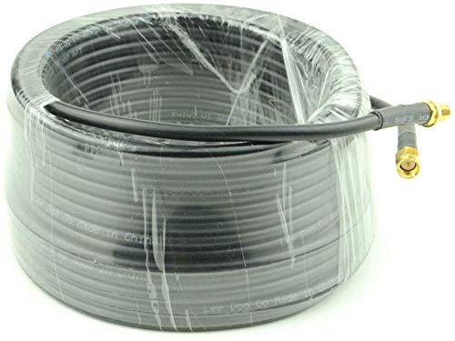 YILIANDUO SMA Cable SMA Macho a SMA Hembra 20 Metros RG58 Extensión Cable de Puente RF de Baja pérdida Aplicaciones de Radio de Dos vías Cobre Puro Cable de Antena WiFi de 50 ohmios… YILIANDUO SMA Cable SMA Macho a SMA Hembra 20 Metros RG58 Extensión Cable de Puente RF de Baja pérdida Aplicaciones de Radio de Dos vías Cobre Puro Cable de Antena WiFi de 50 ohmios…