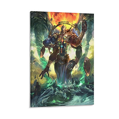 yizhimei Shadowverse Kuon - Póster decorativo para pared, diseño de lienzo de pared, 50 x 75 cm yizhimei Shadowverse Kuon - Póster decorativo para pared, diseño de lienzo de pared, 50 x 75 cm