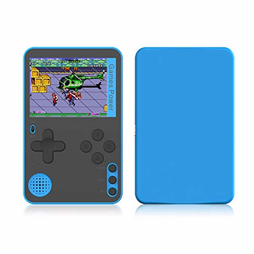 YONGQING Consola de Juegos portátil de Mano 500 en 1 Juegos clásicos de 8 bits, Consola de Videojuegos Retro de 2,4 Pulgadas Pantalla Pocket Gameboy, Regalo para niños y Adultos