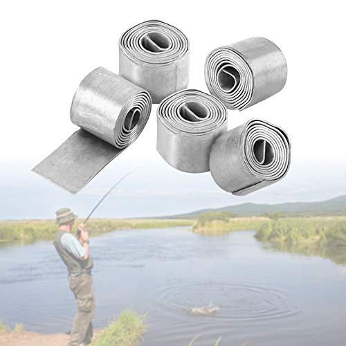 Yosoo Health Gear Hoja de Plomo para Pesca, 5 Rollos 0.6MM Accesorios de Pesca Hoja Suave Rollo de Plomo Yosoo Health Gear Hoja de Plomo para Pesca, 5 Rollos 0.6MM Accesorios de Pesca Hoja Suave Rollo de Plomo
